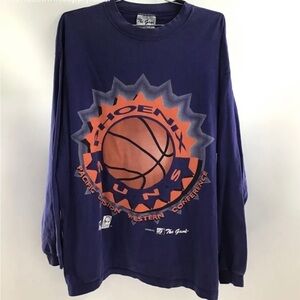 The Game Men's Purple Phoenix Suns Western Conference Long Sleeve - Size X-Large